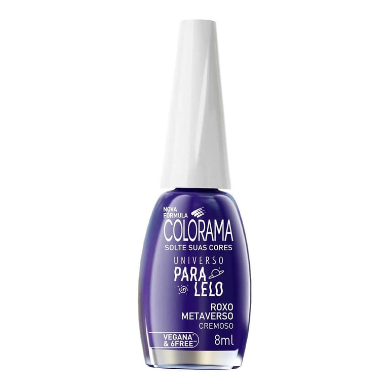 Esmalte Colorama Cremoso Universo Paralelo Roxo Metaverso 8ml