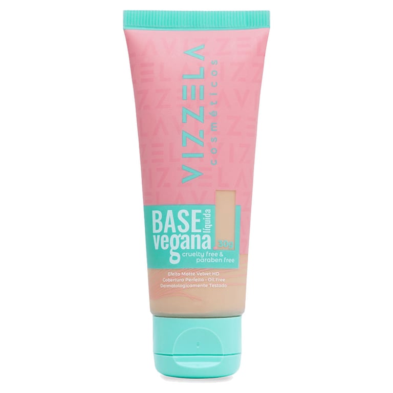 Base Líquida Vizzela Cor 03 Vegana 30g