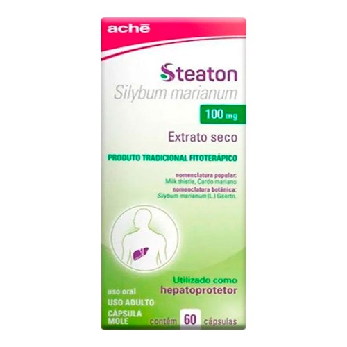 Steaton Silimarina 100mg 60 cápsulas