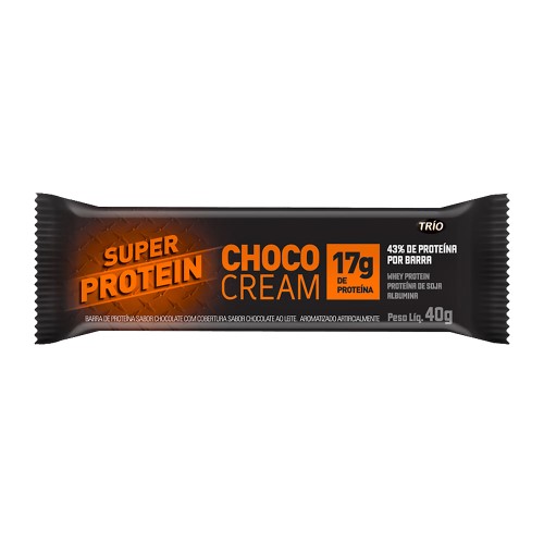 Barra de Proteína Super Protein Choco Cream 30 vitaminas com 40g