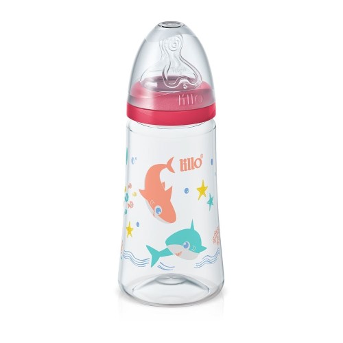 Mamadeira Lillo Design Smart Rosa com 1 unidade capacidade 300ml