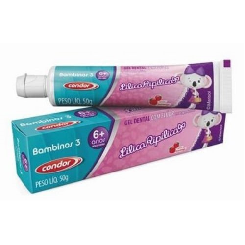 Gel Dental Infantil Condor Barbie 6+ anos