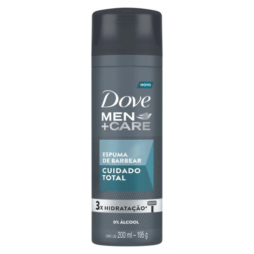 Espuma De Barbear Dove Men Care Cuidado Total 200ml