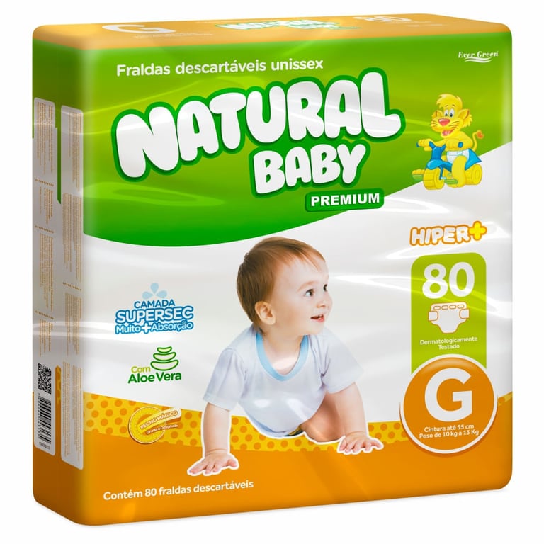 Natural Baby Premium Hiper + G 80 Un.