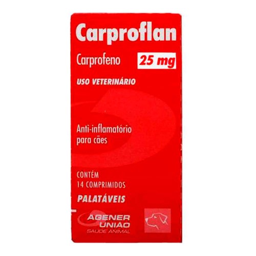 Carproflan 25mg Agener União 14 Comprimidos