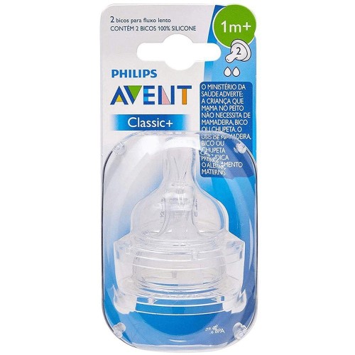 Bico de Mamadeira Philips Avent Anti-Colic Clássica n°2 2 Unidades