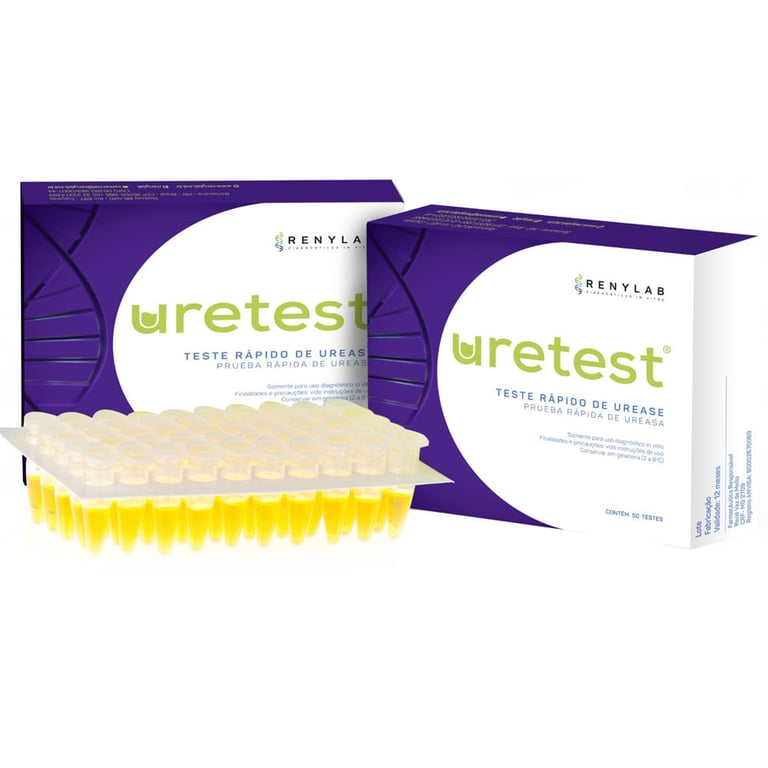 Uretest Teste para Urease Renylab 50 unidades