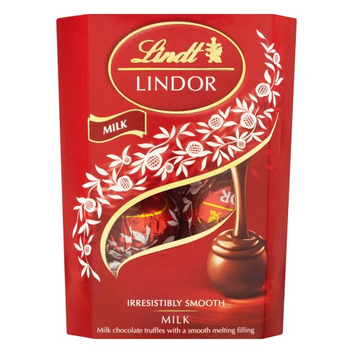 Bombom ao Leite Lindt Lindor Recheio Cremoso 37g