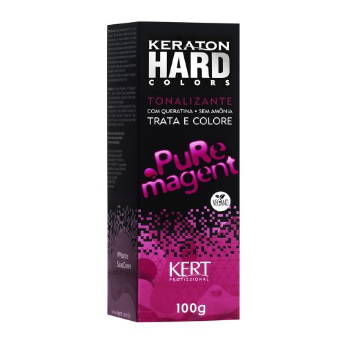 Tonalizante Keraton Hard Colors Pure Magent com 100g