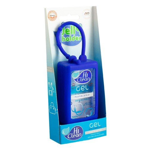 Holder + Gel Antisséptico Hidratante Hi Clean Extrato De Algodão 70ml