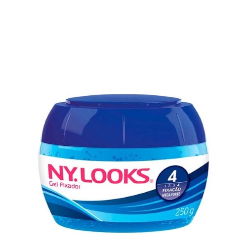 Gel Fixador Ny Looks Fator 4 Azul 250g