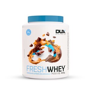 Fresh Whey Dux Sabor Chocolate e Pasta de Amendoim com 20g Proteína Pote 450g