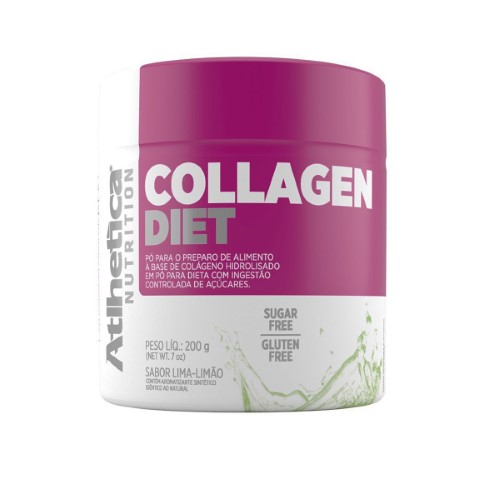 Pó para Preparo de Bebida Collagen Diet Sabor Lima-Limão com 200g