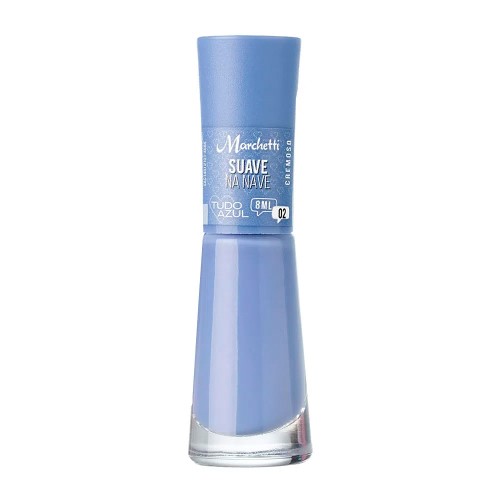 Esmalte Marchetti Cremoso Tudo Azul Cor Suave Na Nave 02 com 8ml