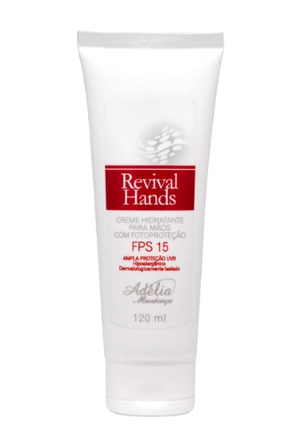 Revival Hands 120ml - Creme Hidratante para as Mãos com Fotoproteção FPS 15