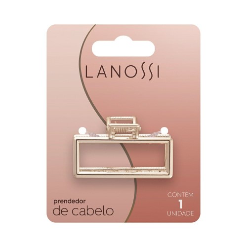 Prendedor De Cabelo Lanossi Rose 1 Unidade