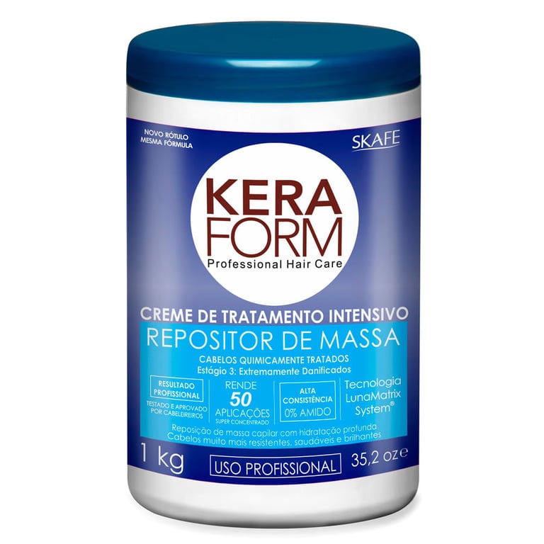 Skafe Keraform Repositor de Massa - Creme de Tratamento Intensivo