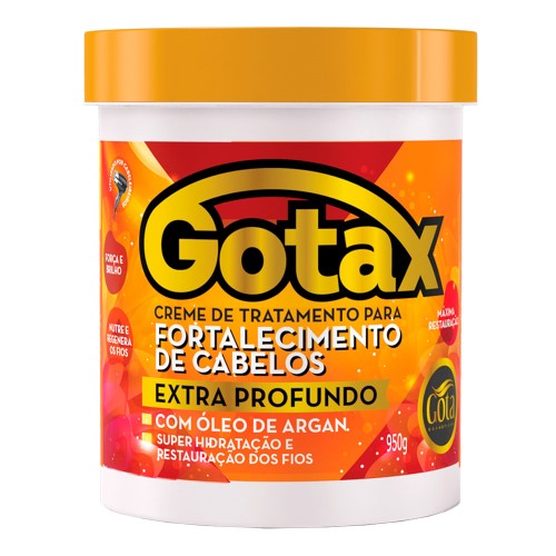 Creme de Tratamento Gota Dourada Gotax Fortalecimento de Cabelo 950g