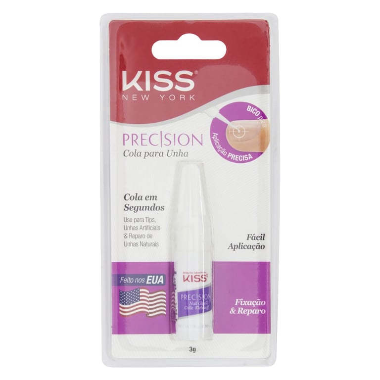 Cola Para Unhas First Kiss Precision 3ml