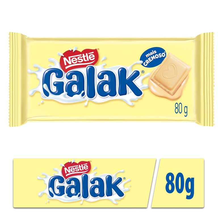 Chocolate Galak Branco 80g