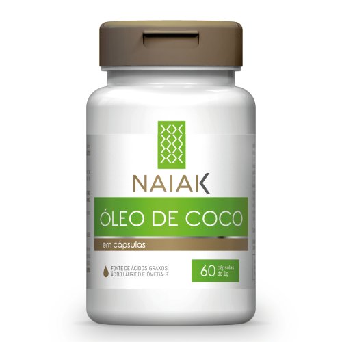 Óleo De Coco Naiak em cápsulas