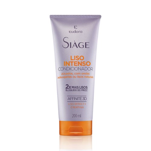 Condicionador Eudora Siage Liso Intenso com 200ml