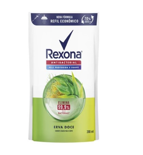 Sabonete Líquido Corporal Rexona Erva Doce 200ml