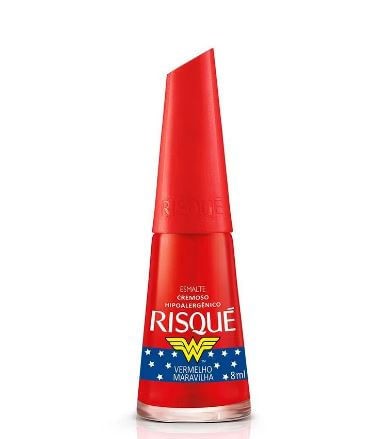 Esmalte Risque Cremoso Vermelho Maravilha