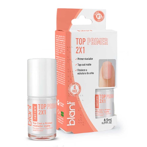 Base Top Coat e Primer Blant 2x1 8,5ml