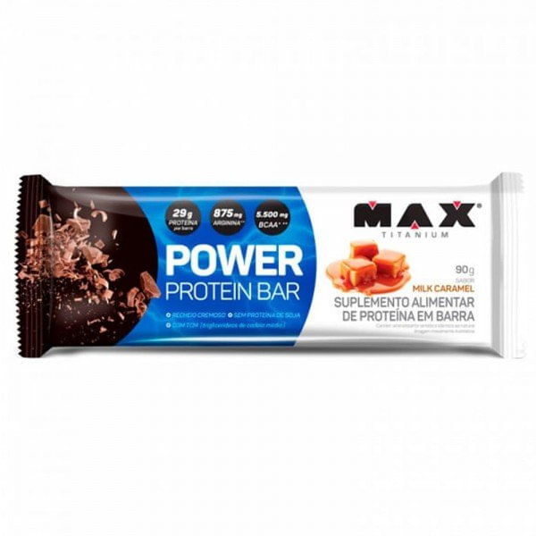 Power Protein Bar 90g Milk Carmelo Maxti