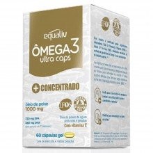 Ômega 3 1000mg Equaliv Ultra Caps Concentrado com 60 cápsulas gel