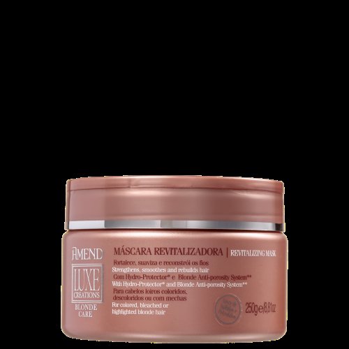 Máscara Capilar Amend Luxe Creations Blonde Care Cabelos Loiros com 150g