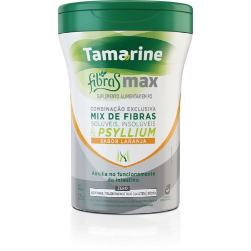 Tamarine Fibras Max em Pó Laranja Zero 225g