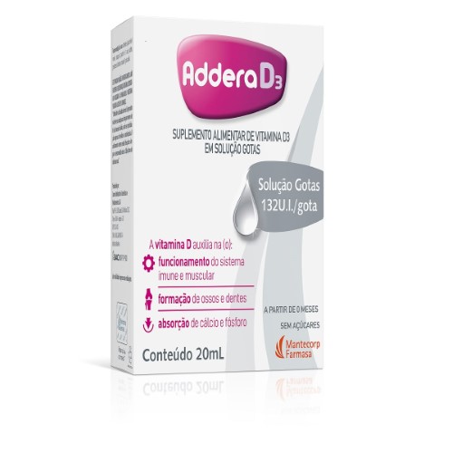 Addera D3 132UI gotas com 20ml