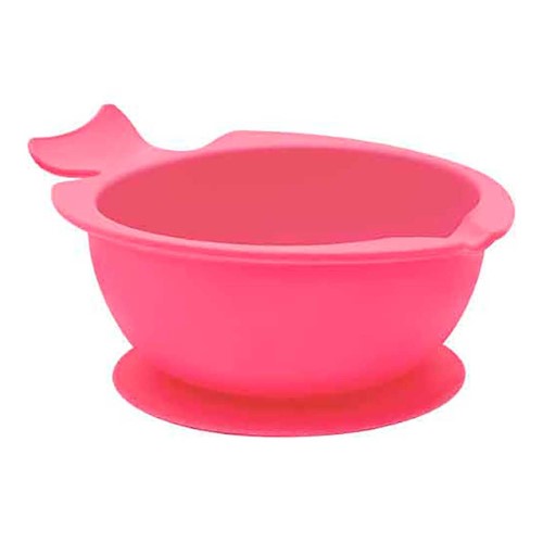 Bowl de Silicone Buba Baby com Ventosa Rosa com 1 unidade