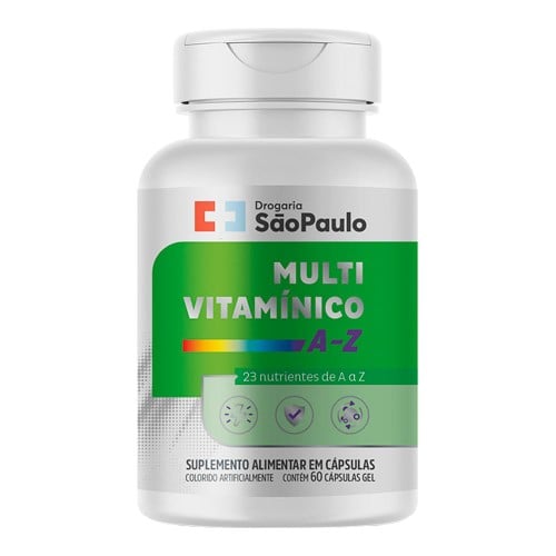 Multivitamínico AZ Drogaria São Paulo 60 Comprimidos