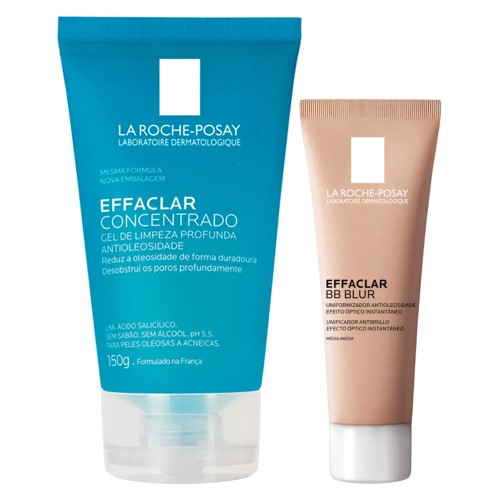 La Roche-Posay Kit - Effaclar Gel + Effaclar BB Blur Media