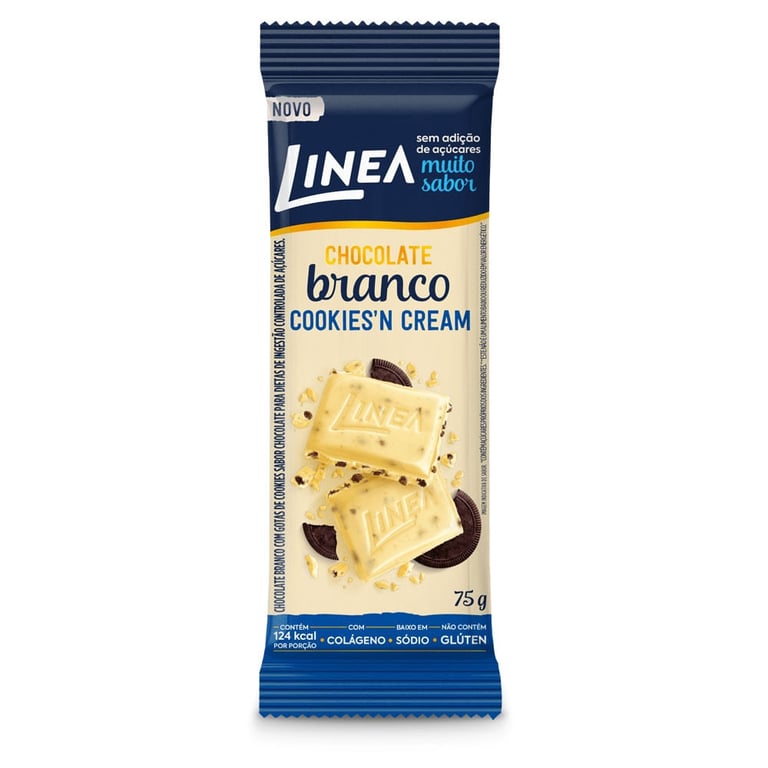 Chocolate Branco Linea Cookies'n Cream 75g