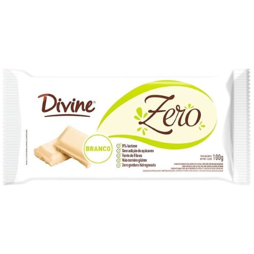 Choco Divine Branco Zero Vegano 100G