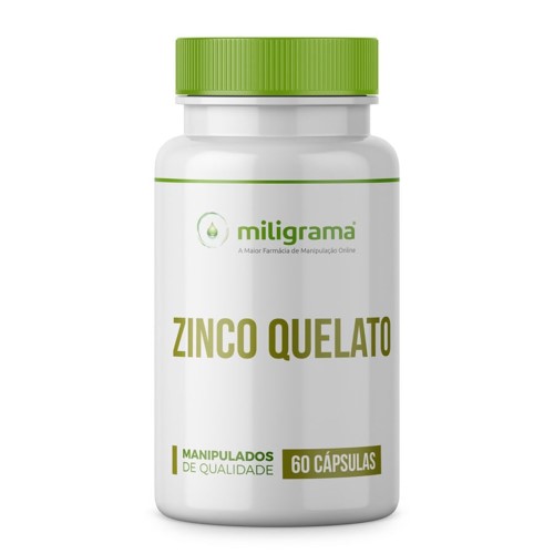 Zinco Quelato 30mg 60 Cápsulas