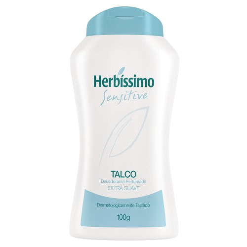 Talco perfumado Herbissimo Sensitive 100g