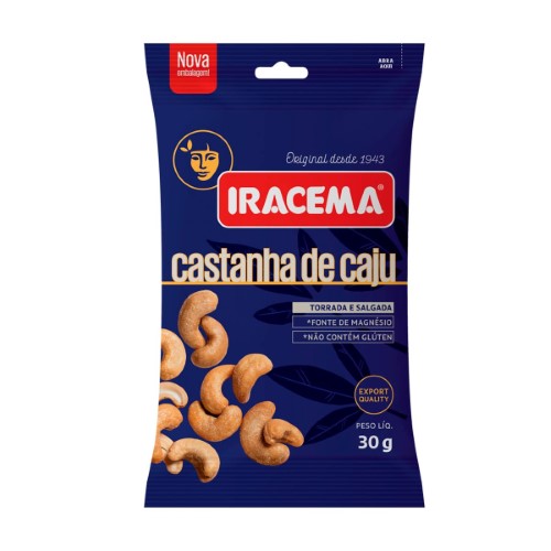 Castanha de Caju Iracema Sachê com 30g