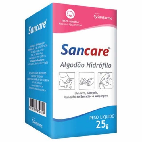 Algodão Sancare Rolo C/25G