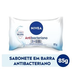 Sabonete Em Barra Nivea Antibacteriano 3 em 1 85g