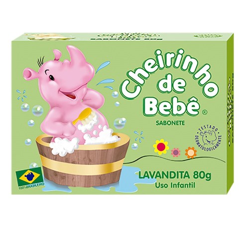 Sabonete Cherinho De Bebê Lavandita 80g