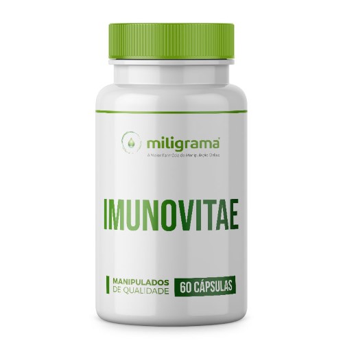 Imunovitae 500mg com Vitamina D3 500UI 60 Cápsulas