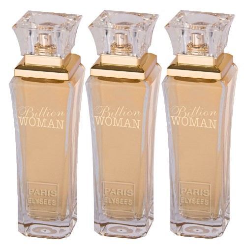 Paris Elysees Billion Woman Leve 3 Pague 2 - Eau de Toilette + Eau de Toilette + Eau de Toilette