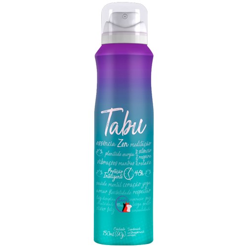 Desodorante Aerosol Antitranspirante Tabu Zen 150Ml