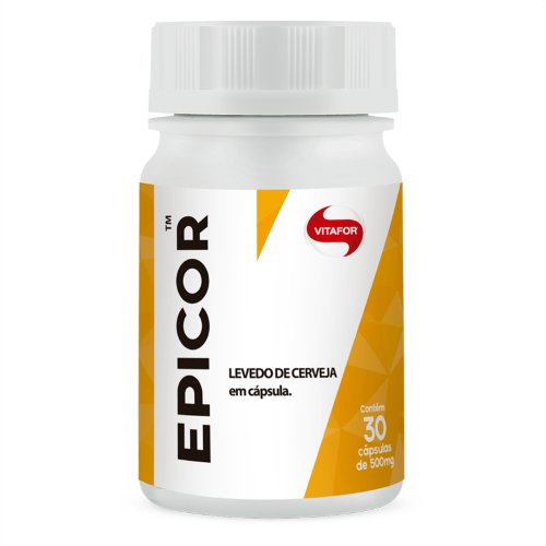 Levedo de Cerveja Epicor - Vitafor - 30 Cápsulas de 500mg