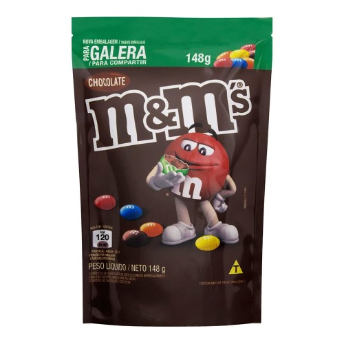 Confeitos M&M Chocolate ao Leite 148g